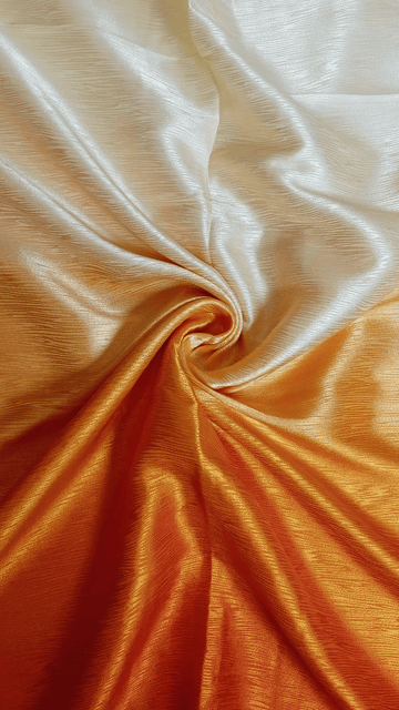 Two Tone Silk Hijabs - Marigold Bloom